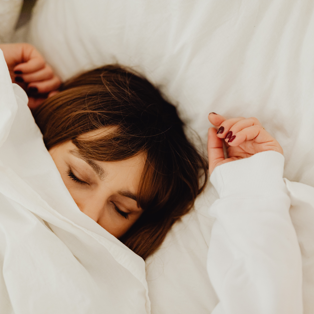 Woman sleeping peacefully